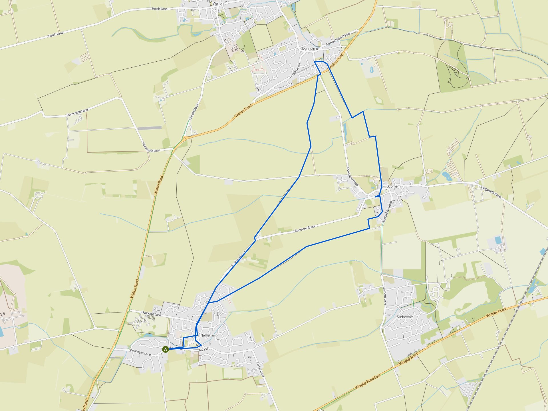 The best walks and hikes around Nettleham CP | Komoot